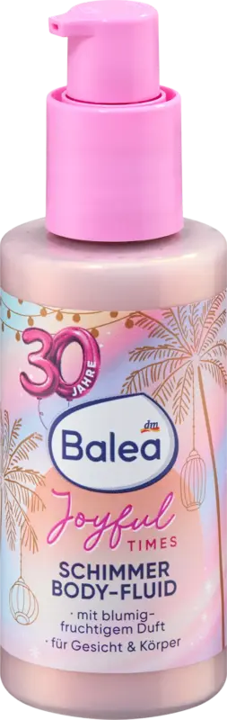 Balea Schimmer Body-Fluid Joyful Times 30 Jahre