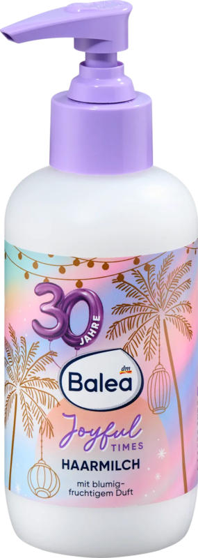 Balea Haarmilch Joyful Times 30 Jahre