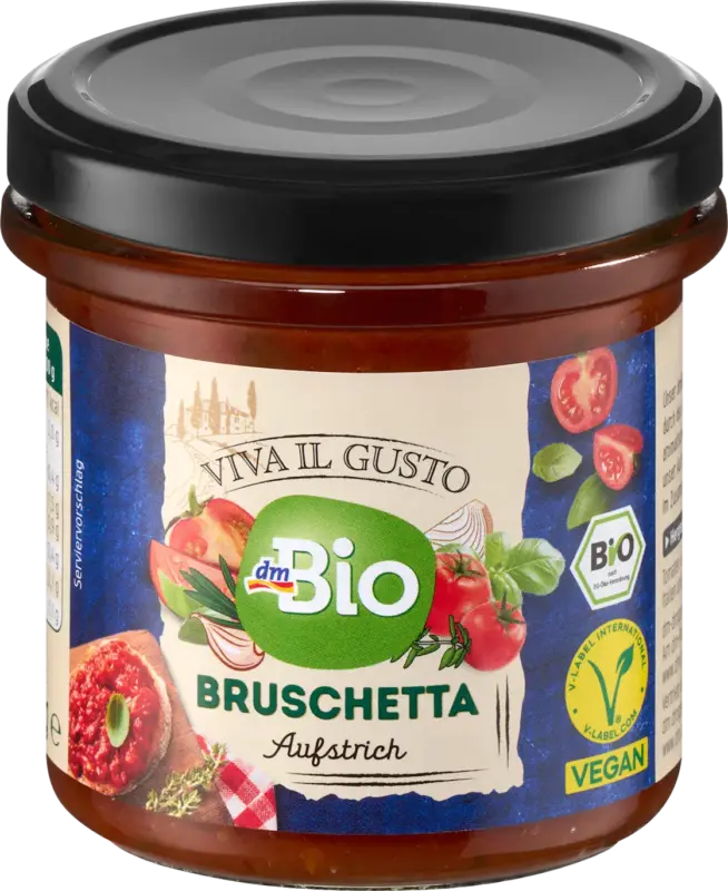 dmBio Brotaufstrich, Bruschetta