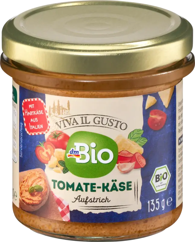 dmBio Brotaufstrich, Tomate-Käse