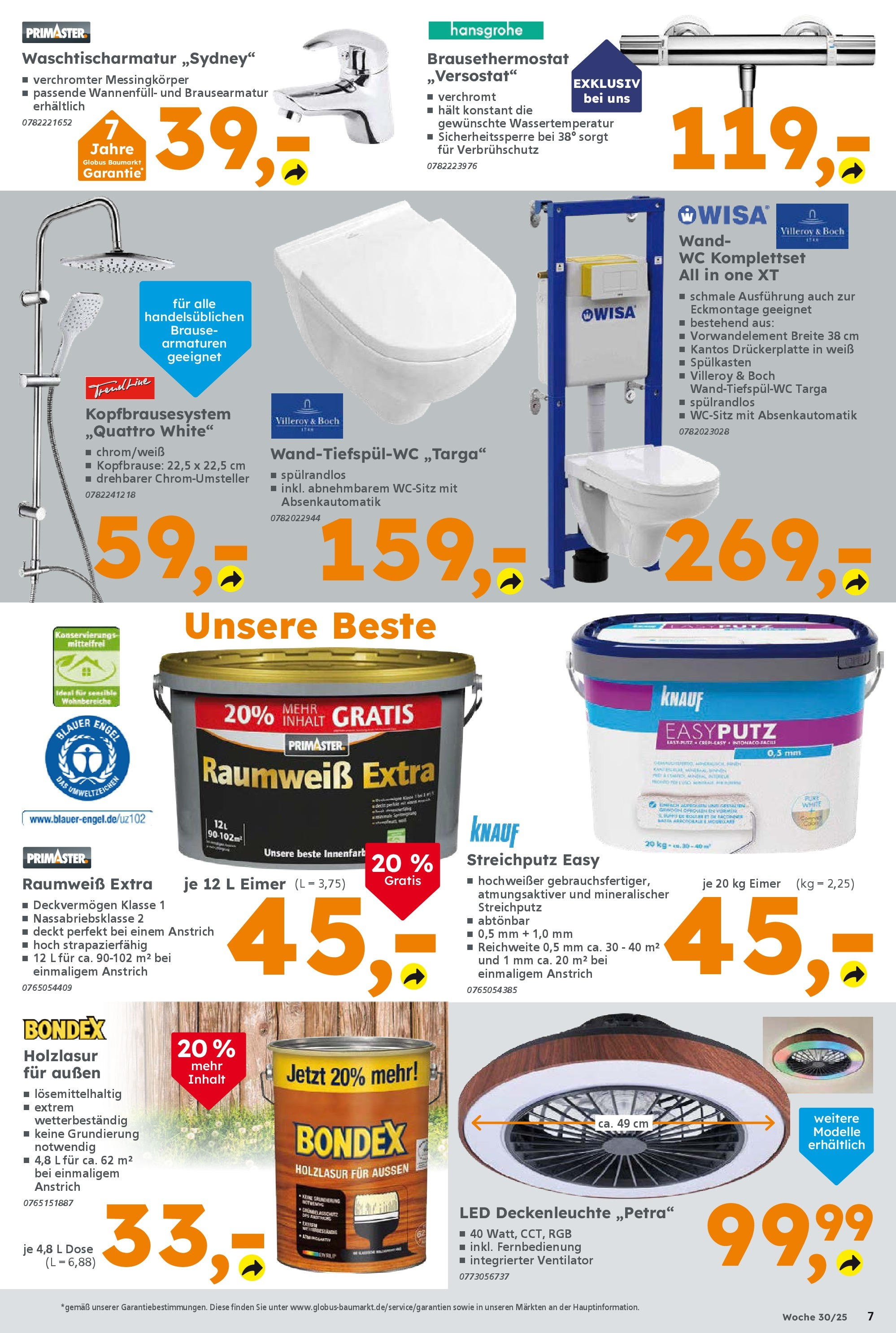 Globus Baumarkt prospekt Zweibrücken	 (ab 20.07.2025) zum Blättern | Seite: 7 | Produkte: Ventilator