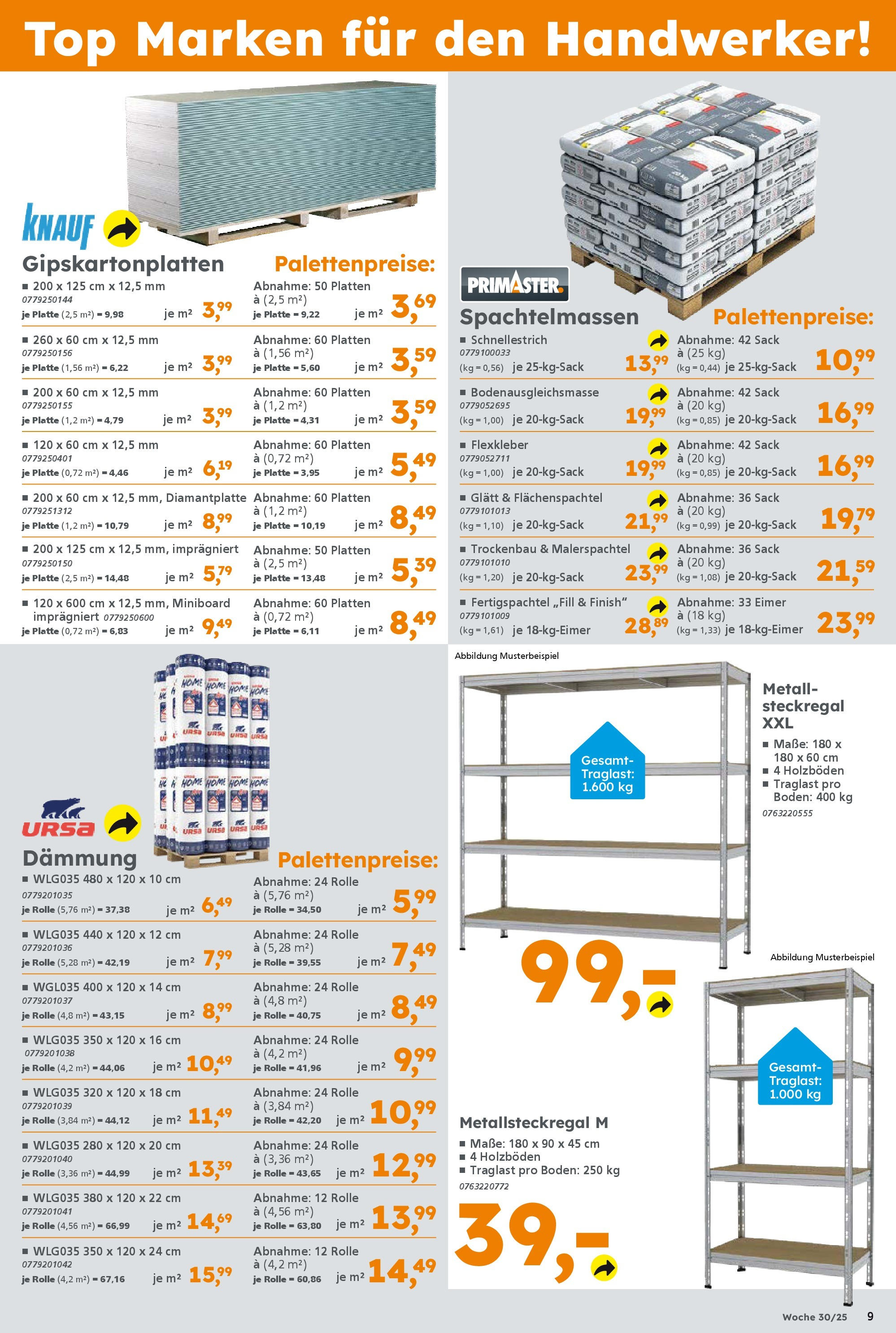 Globus Baumarkt prospekt Zweibrücken	 (ab 20.07.2025) zum Blättern | Seite: 9 | Produkte: Top, Finish