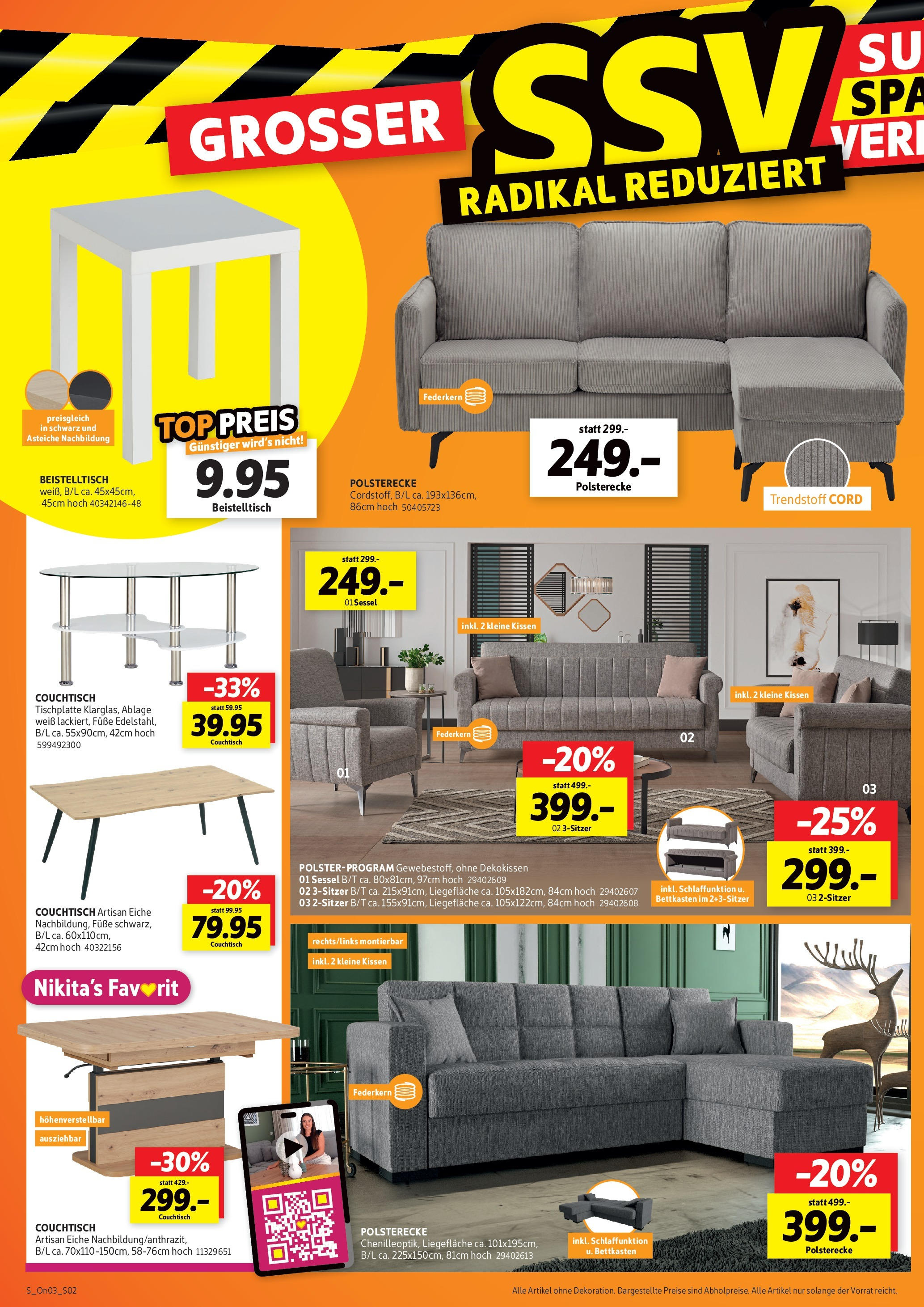 Sconto Prospekt Radikal Reduziert Erfurt (ab 19.07.2025) zum Blättern | Seite: 2 | Produkte: Top, Beistelltisch, Kissen, Sessel Sconto Prospekt Radikal Reduziert Erfurt (ab 19.07.2025) zum Blättern | Seite: 2 | Produkte: Top, Beistelltisch, Kissen, Sessel