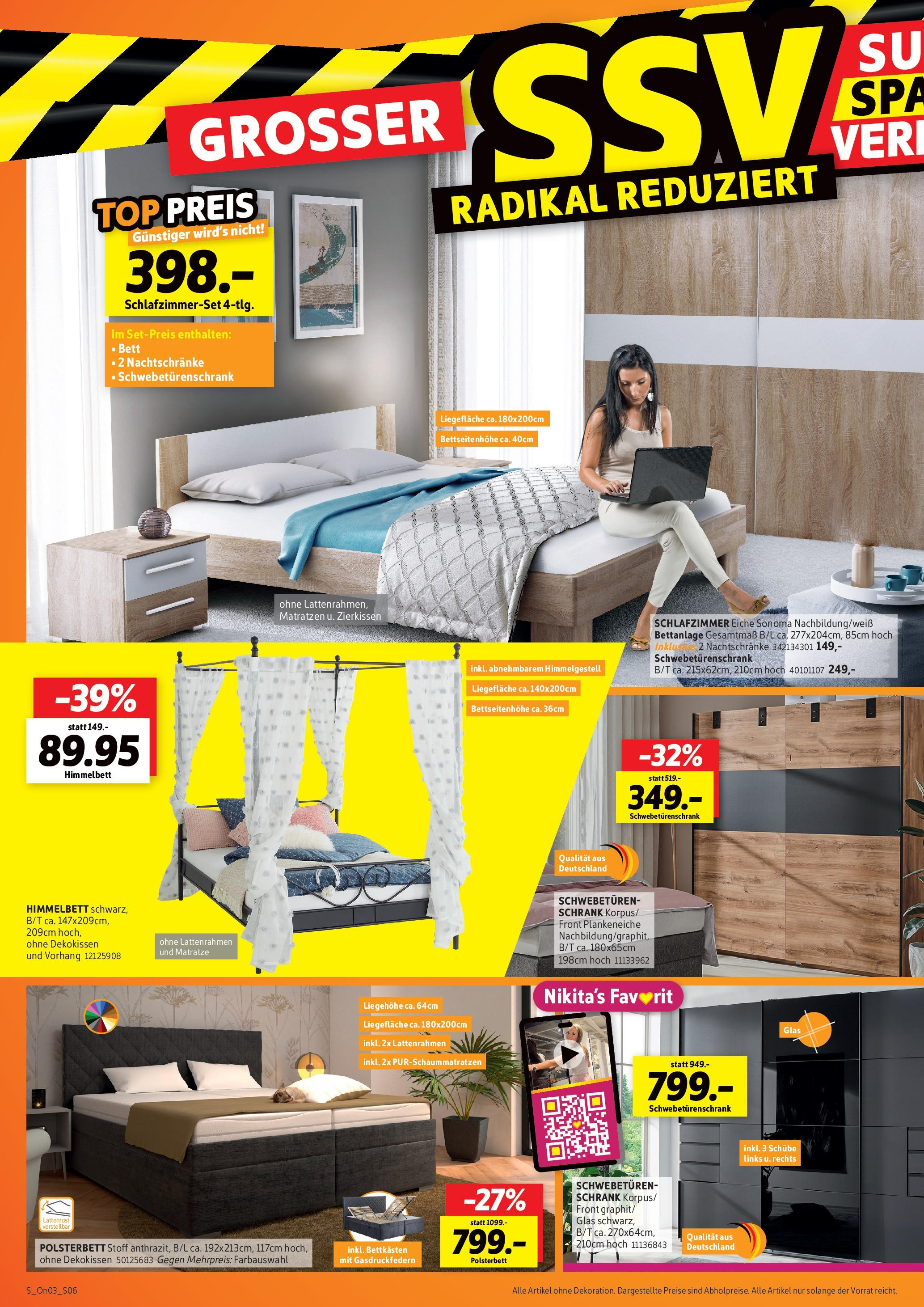 Sconto Prospekt Radikal Reduziert Erfurt (ab 19.07.2025) zum Blättern | Seite: 6 | Produkte: Top, Matratze, Schrank, Vorhang Sconto Prospekt Radikal Reduziert Erfurt (ab 19.07.2025) zum Blättern | Seite: 6 | Produkte: Top, Matratze, Schrank, Vorhang