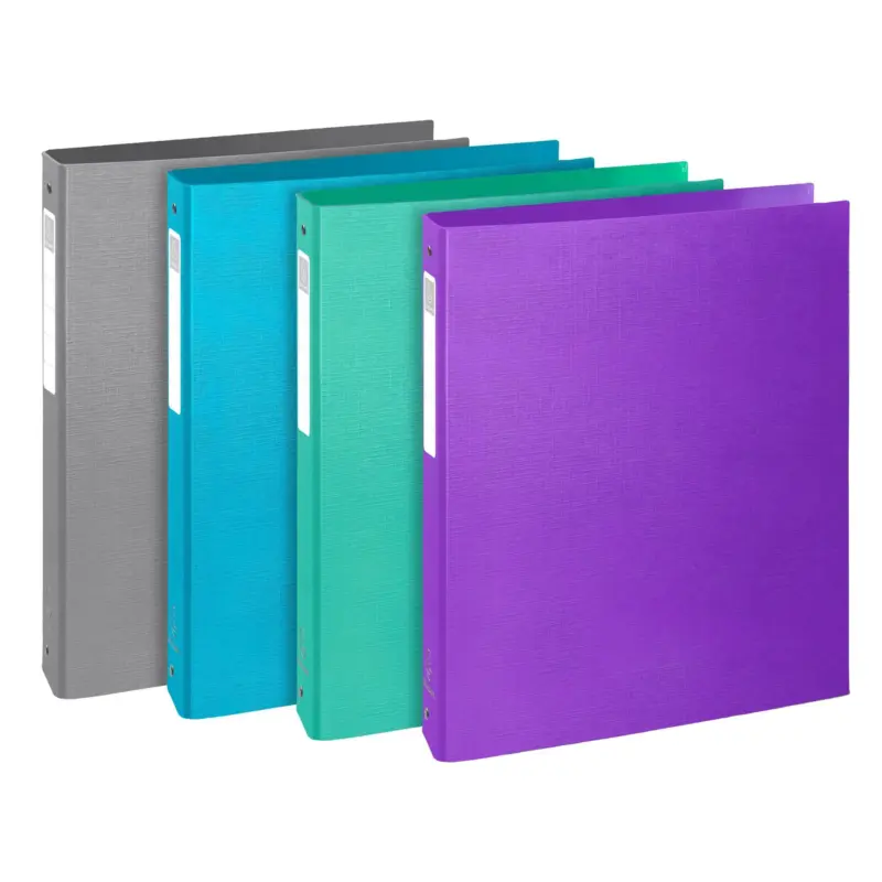 Sachet de 50 pochettes perforées incolores en polypropylène grainé 4/100ème - A4