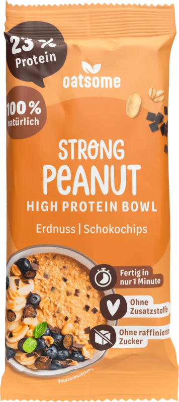 oatsome Protein Bowl Pulver Strong Peanut