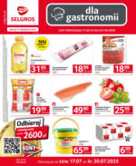 Oferta dla gastronomii Selgros – do 30.07.2025