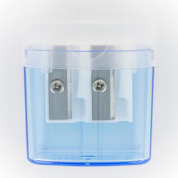 taille-crayon 2 trous + reservoir - disponible dans différentes couleurs
