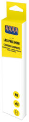 Pack de 12 crayons HB avec embout gomme
