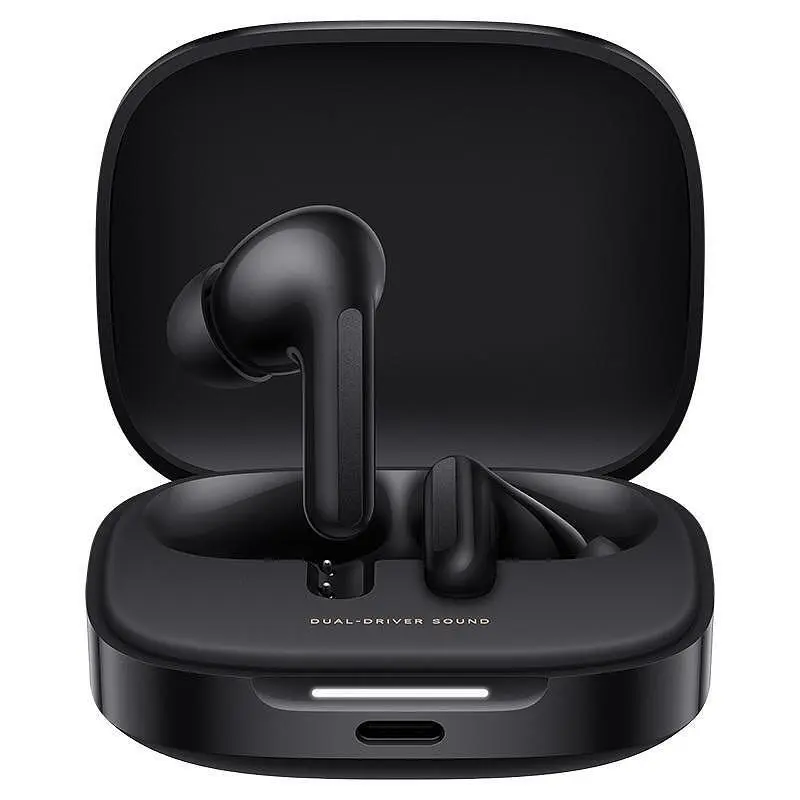 Слушалки с микрофон Xiaomi REDMI BUDS 6 BLACK BHR9251GL , Bluetooth , IN-EAR (ТАПИ)