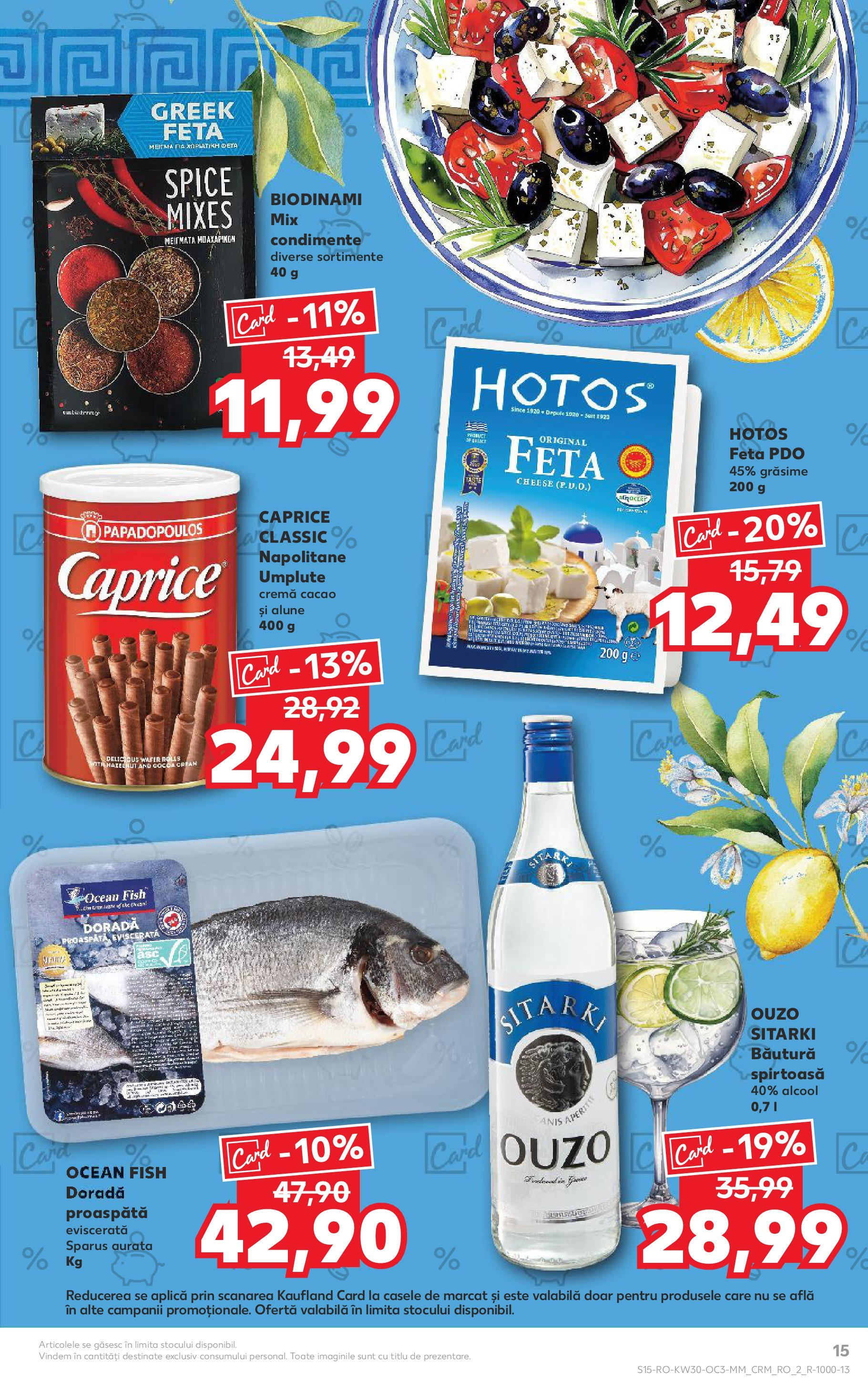Catalog Kaufland - Savoarea Greciei 23.07.2025 - Revista si Oferta | Pagină: 15 | Produse: Napolitane, Alune, Cremă, Cacao