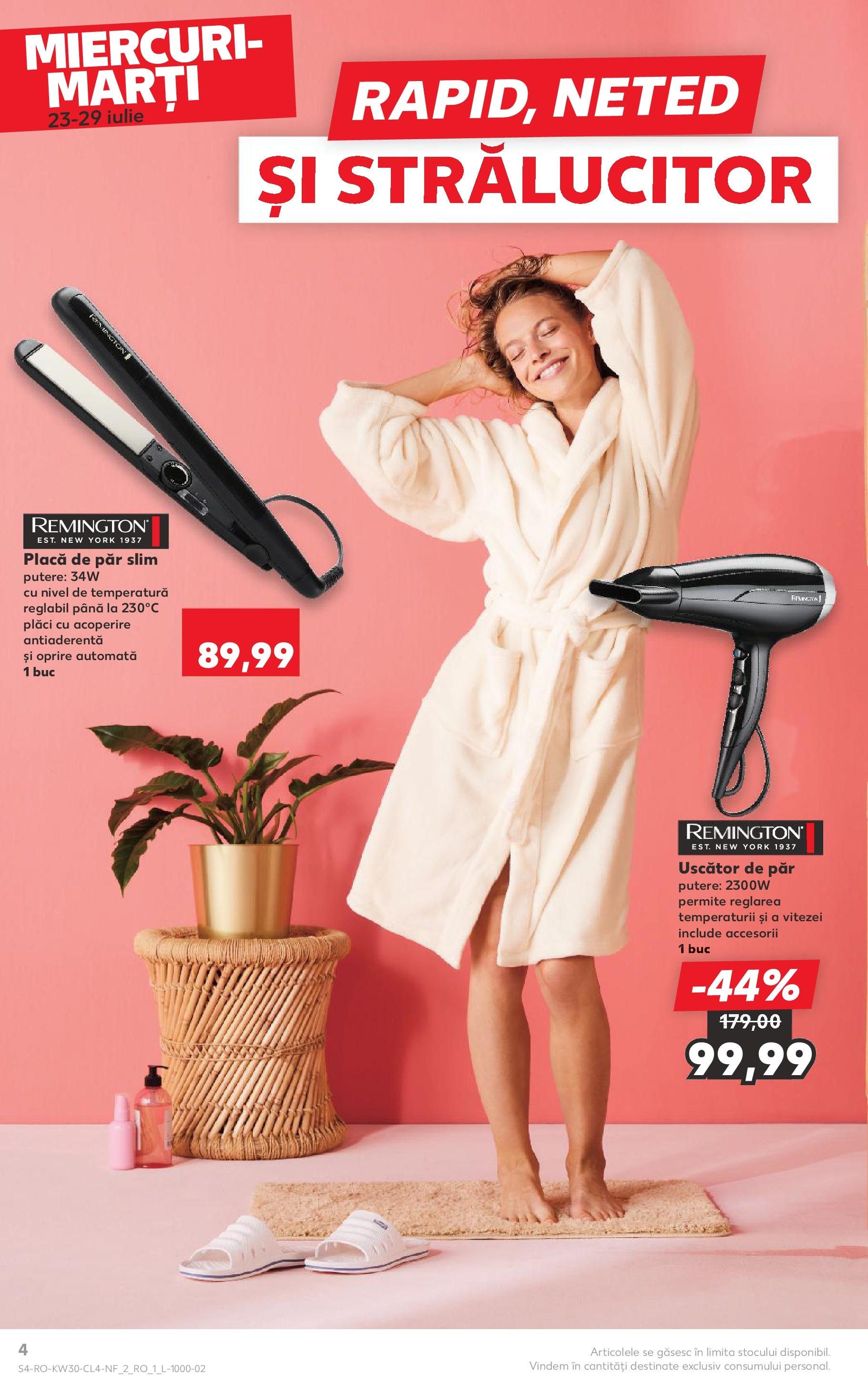 Catalog Kaufland - Pitești 23.07.2025 - Revista si Oferta | Pagină: 4 | Produse: Uscător, Uscător De Păr
