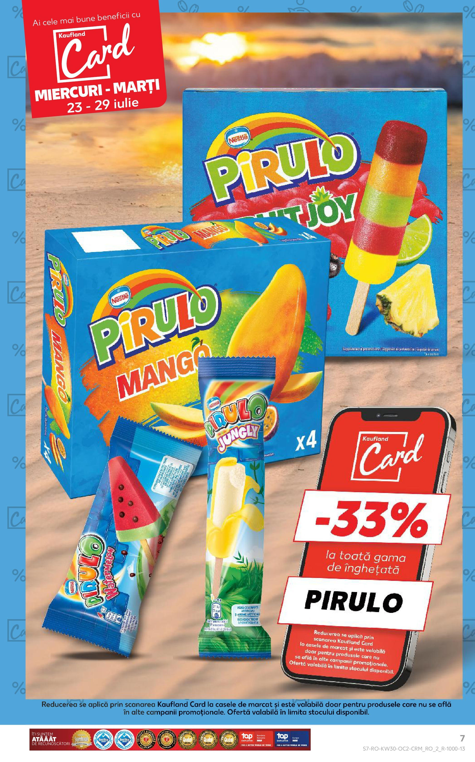 Catalog Kaufland - Galați 22.07.2025 - Revista si Oferta | Pagină: 7 | Produse: Înghețată, Mango
