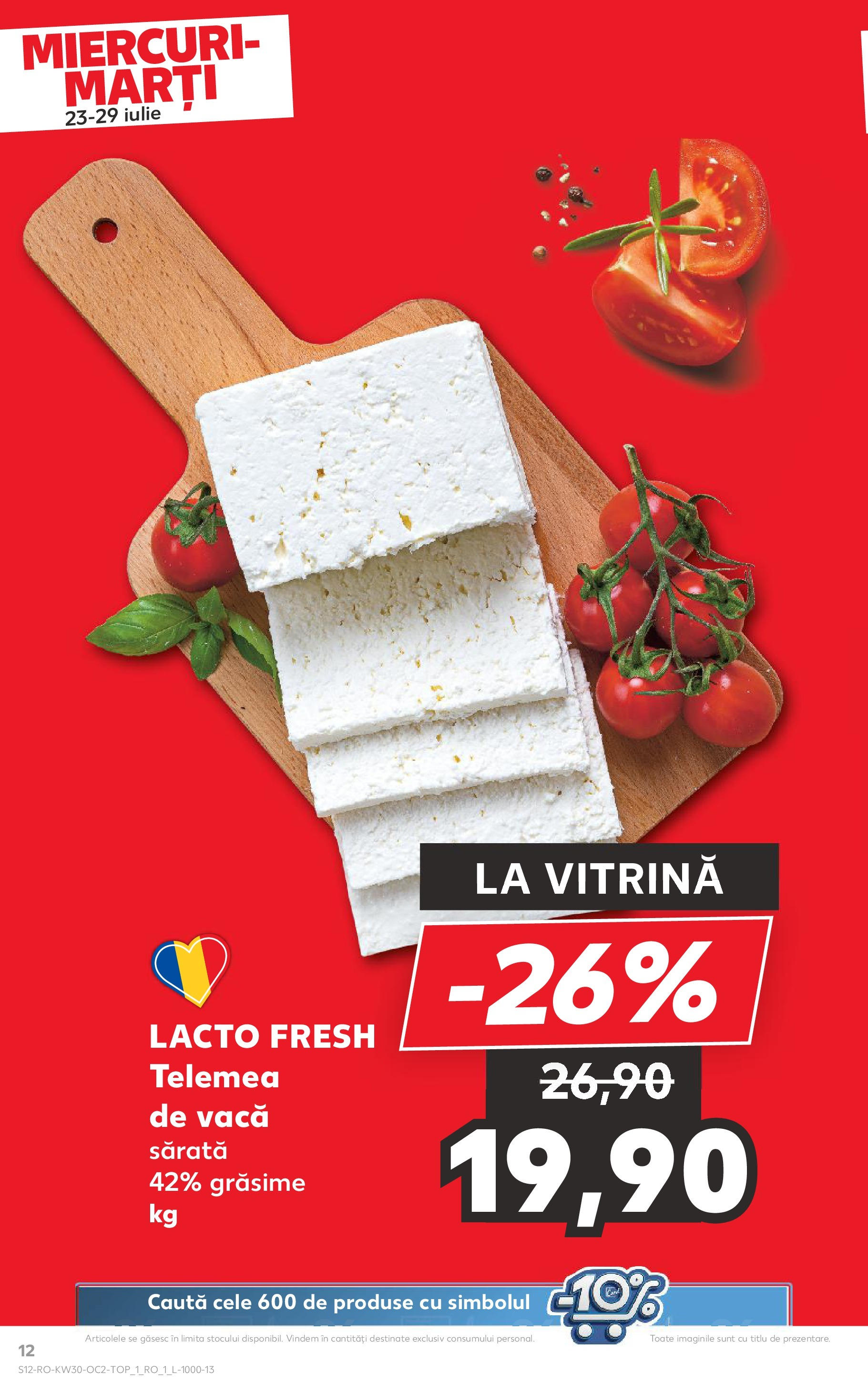 Catalog Kaufland - Galați 22.07.2025 - Revista si Oferta | Pagină: 12 | Produse: Vitrină