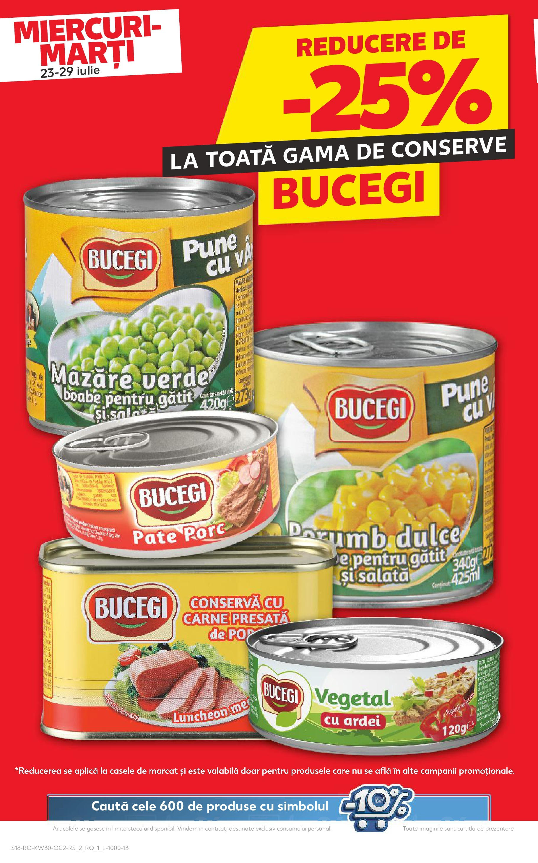 Catalog Kaufland - Galați 22.07.2025 - Revista si Oferta | Pagină: 18 | Produse: Mazăre, Pate, Ardei, Salată