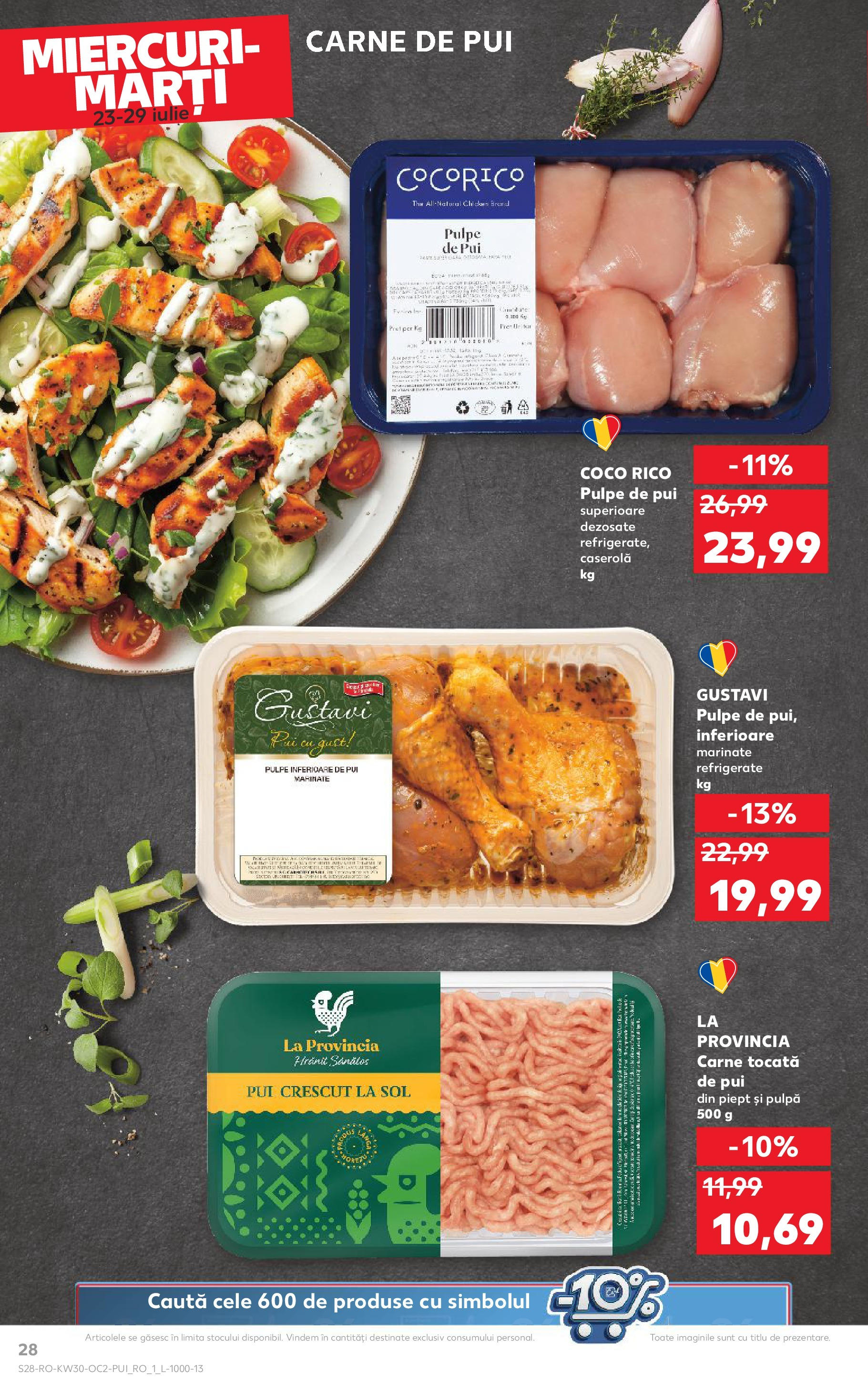 Catalog Kaufland - Galați 22.07.2025 - Revista si Oferta | Pagină: 28 | Produse: Hacıyatmaz Kedi Oyuncağı, Kedi Oyun Alanları, Carne De Pui, Carne tocată