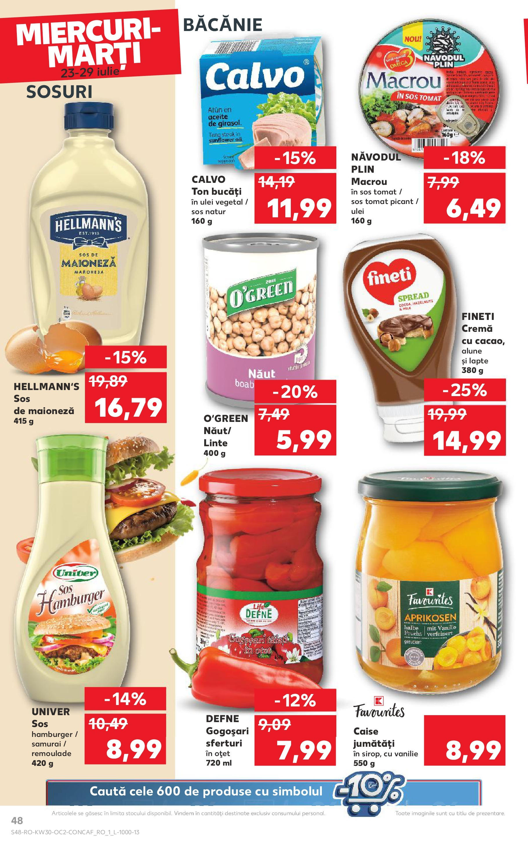 Catalog Kaufland - Galați 22.07.2025 - Revista si Oferta | Pagină: 48 | Produse: Chaussures de ski, Lapte, Oțet, Maioneză