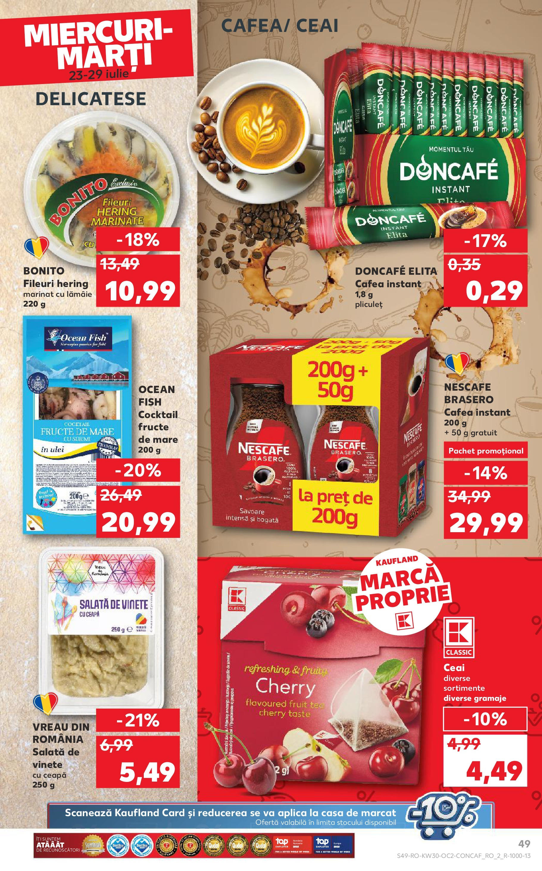 Catalog Kaufland - Galați 22.07.2025 - Revista si Oferta | Pagină: 49 | Produse: Cocktail, Salată, Ceapă, Fructe De Mare