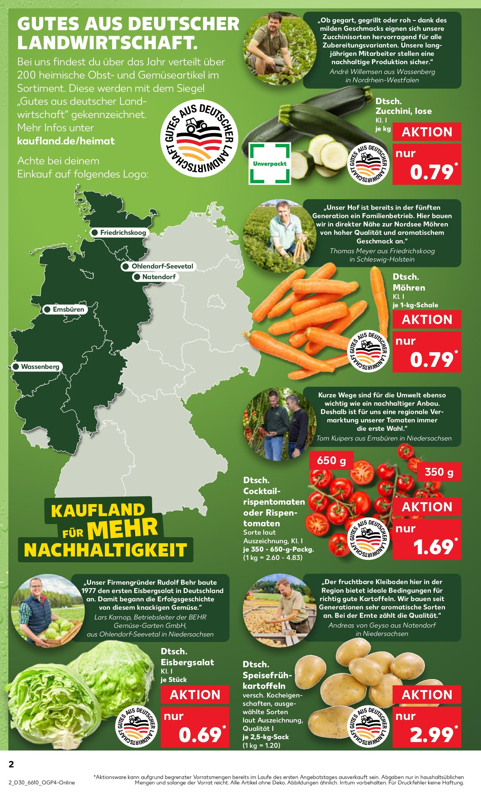 Prospekt Kaufland ab 24.07.2025 » Angebote und Werbung Online | Seite: 2 | Produkte: Tomaten, Eisbergsalat, Kartoffeln, Zucchini Prospekt Kaufland ab 24.07.2025 » Angebote Online zum Blättern | Seite: 2 | Produkte: Tomaten, Eisbergsalat, Kartoffeln, Zucchini