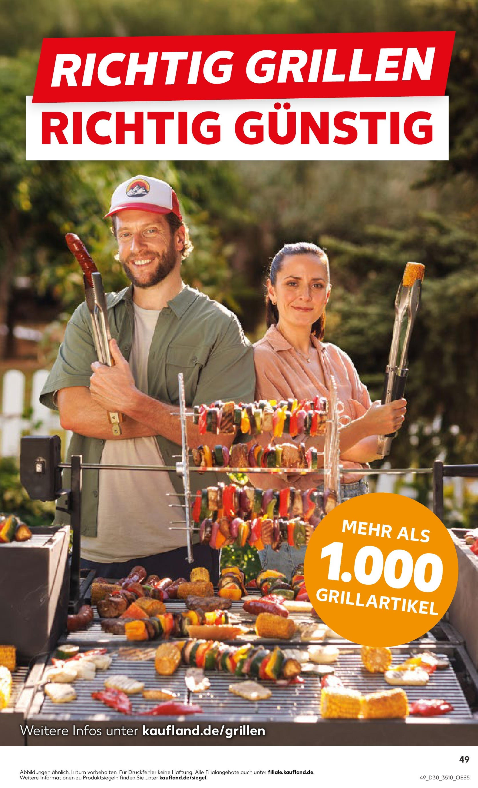 Prospekt Kaufland ab 24.07.2025 » Angebote und Werbung Online | Seite: 49 | Produkte: Grill Prospekt Kaufland ab 24.07.2025 » Angebote Online zum Blättern | Seite: 49 | Produkte: Grill