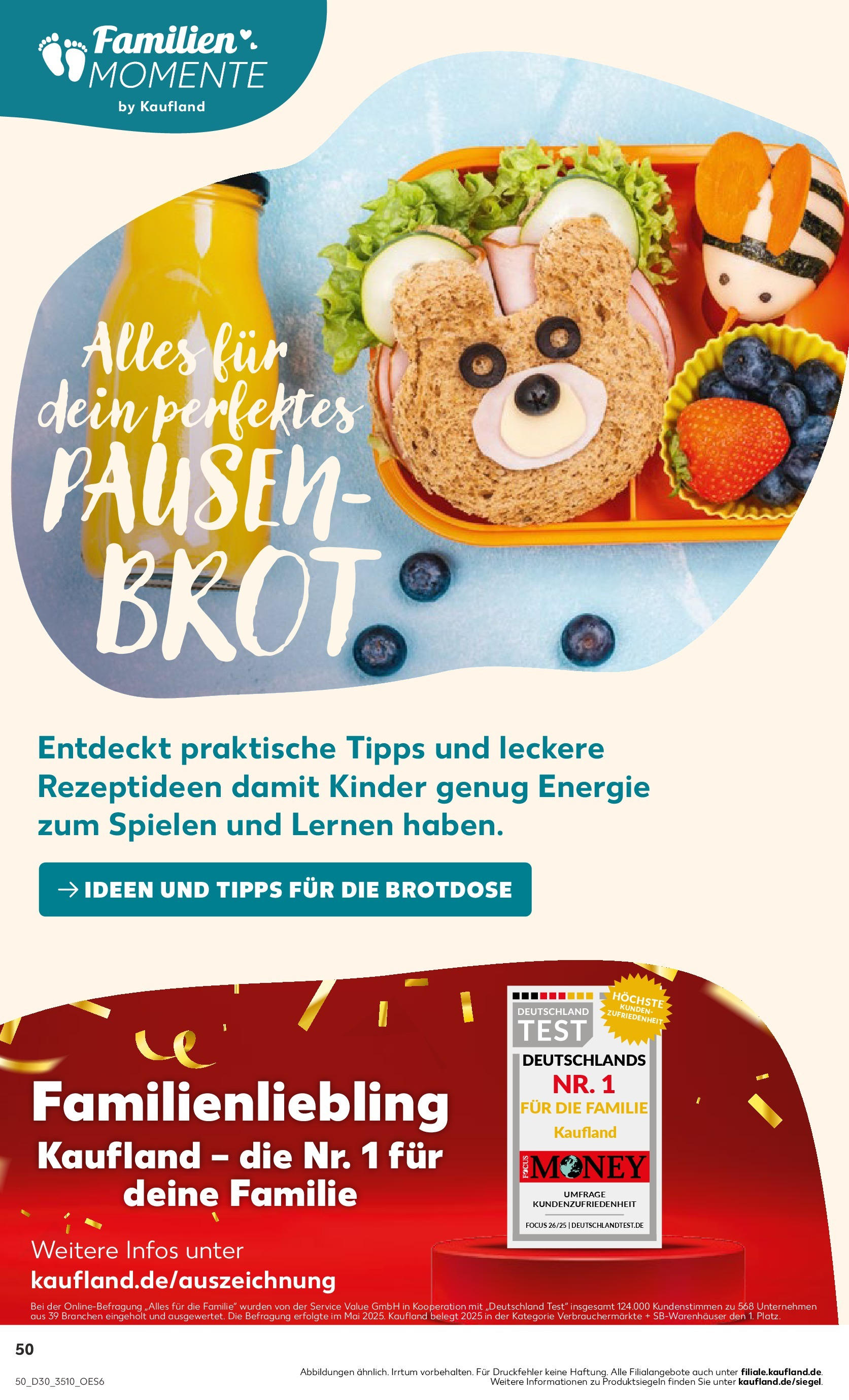 Prospekt Kaufland ab 24.07.2025 » Angebote und Werbung Online | Seite: 50 | Produkte: Box, Brot Prospekt Kaufland ab 24.07.2025 » Angebote Online zum Blättern | Seite: 50 | Produkte: Box, Brot