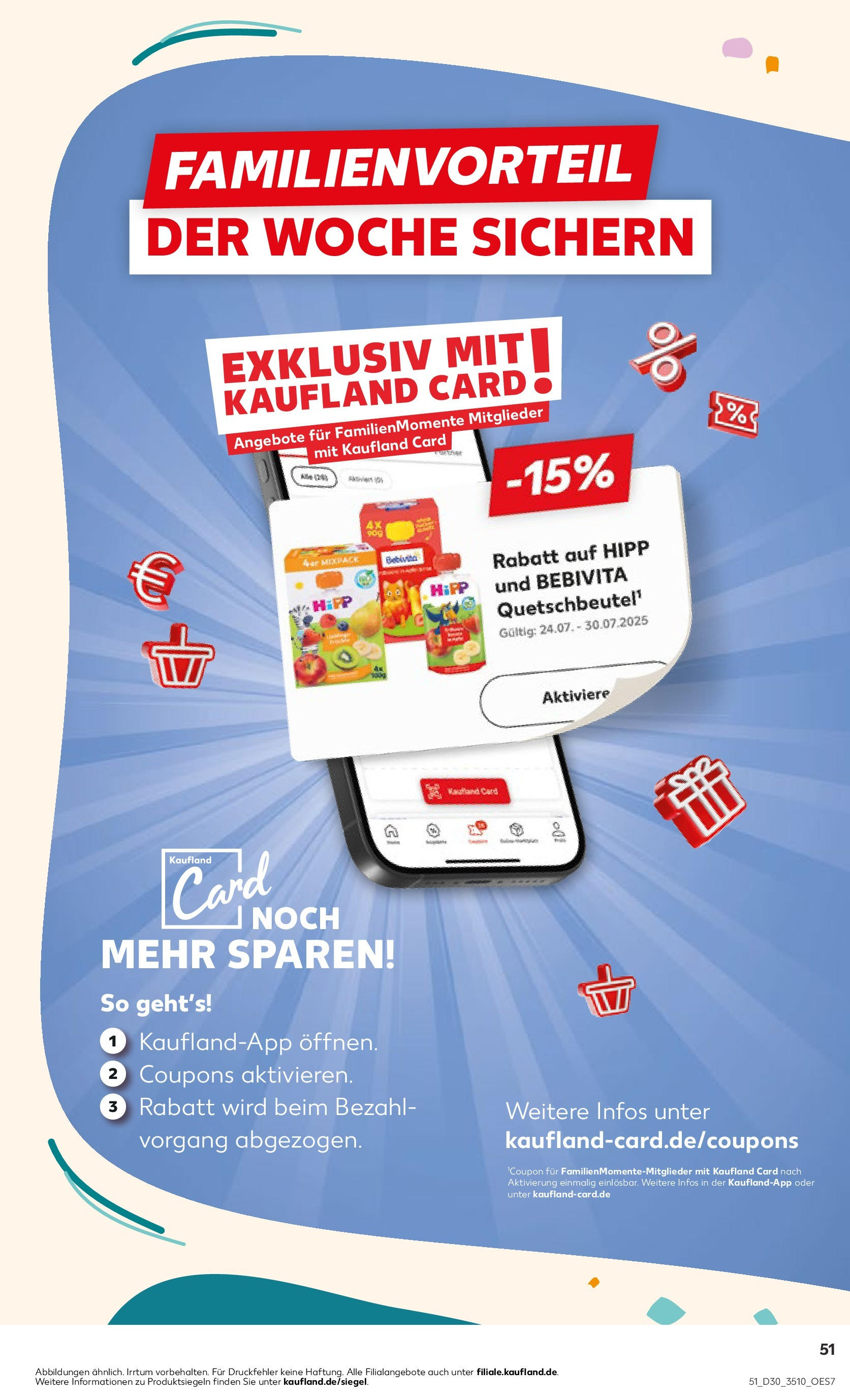 Prospekt Kaufland ab 24.07.2025 » Angebote und Werbung Online | Seite: 51 Prospekt Kaufland ab 24.07.2025 » Angebote Online zum Blättern | Seite: 51