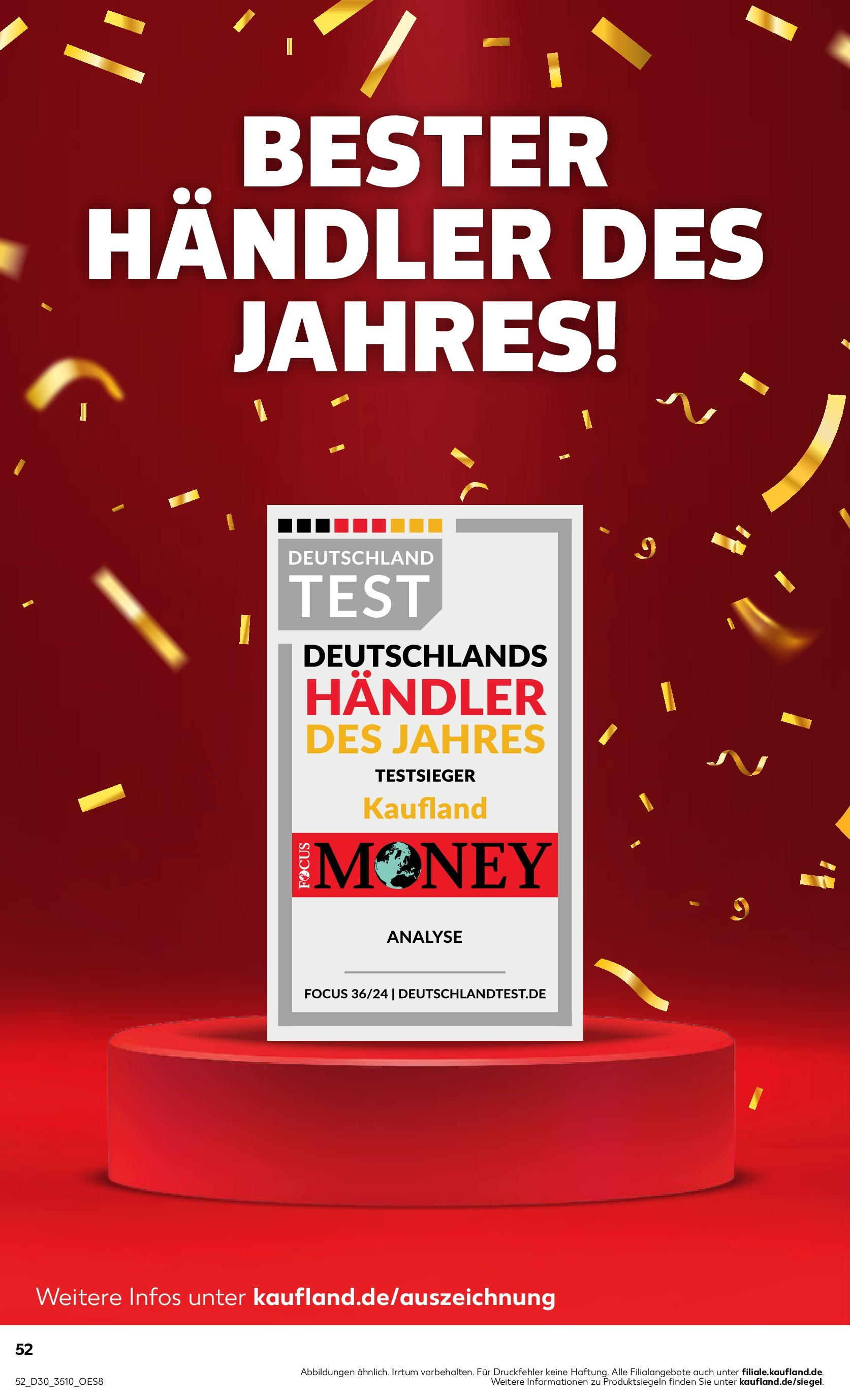 Prospekt Kaufland ab 24.07.2025 » Angebote und Werbung Online | Seite: 52 Prospekt Kaufland ab 24.07.2025 » Angebote Online zum Blättern | Seite: 52