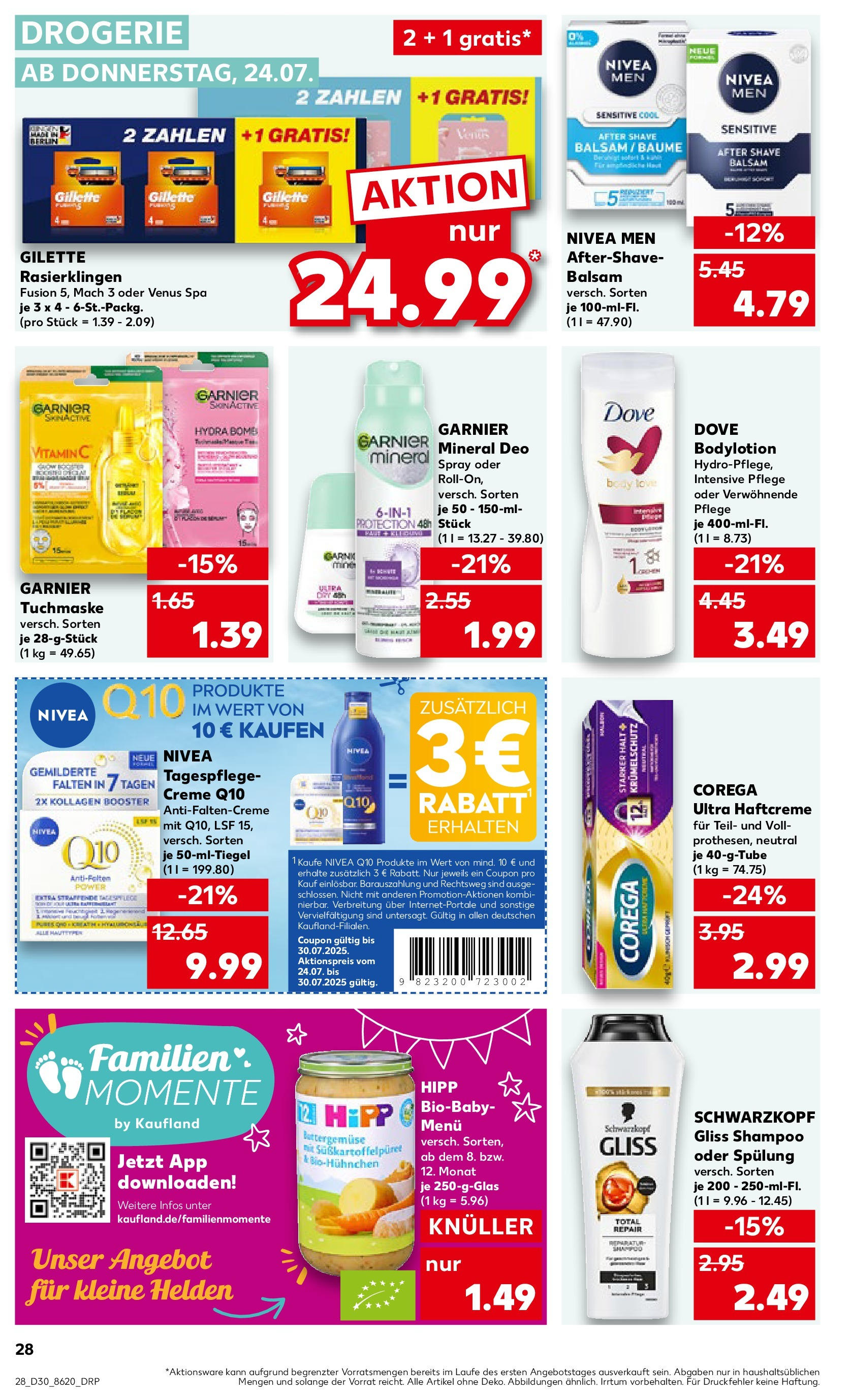 Prospekt Kaufland ab 24.07.2025 » Angebote und Werbung Online | Seite: 28 | Produkte: Shampoo, Creme, Deodorant, Body Lotion Prospekt Kaufland ab 24.07.2025 » Angebote Online zum Blättern | Seite: 28 | Produkte: Shampoo, Creme, Deodorant, Body Lotion