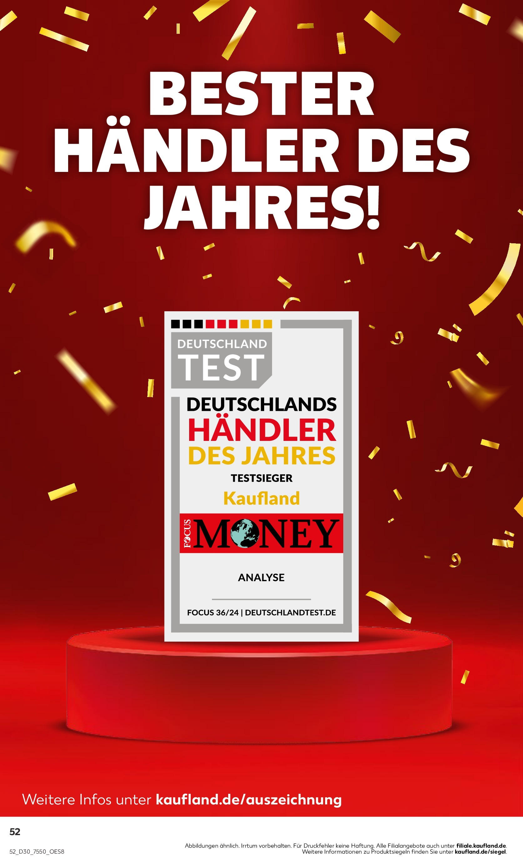 Prospekt Kaufland ab 24.07.2025 » Angebote und Werbung Online | Seite: 52 Prospekt Kaufland ab 24.07.2025 » Angebote Online zum Blättern | Seite: 52