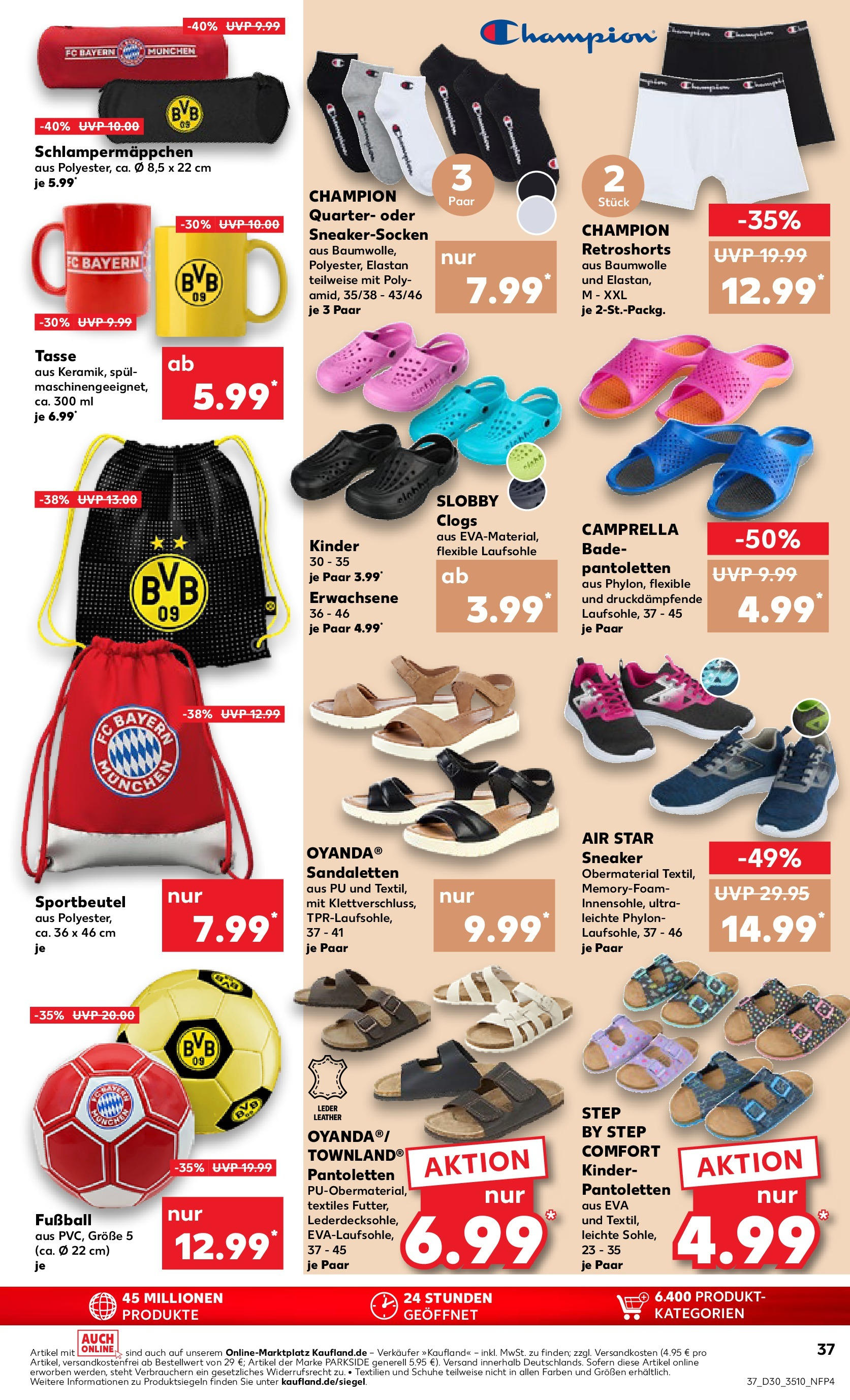 Prospekt Kaufland ab 24.07.2025 » Angebote und Werbung Online | Seite: 37 | Produkte: Fußball Prospekt Kaufland ab 24.07.2025 » Angebote Online zum Blättern | Seite: 37 | Produkte: Fußball