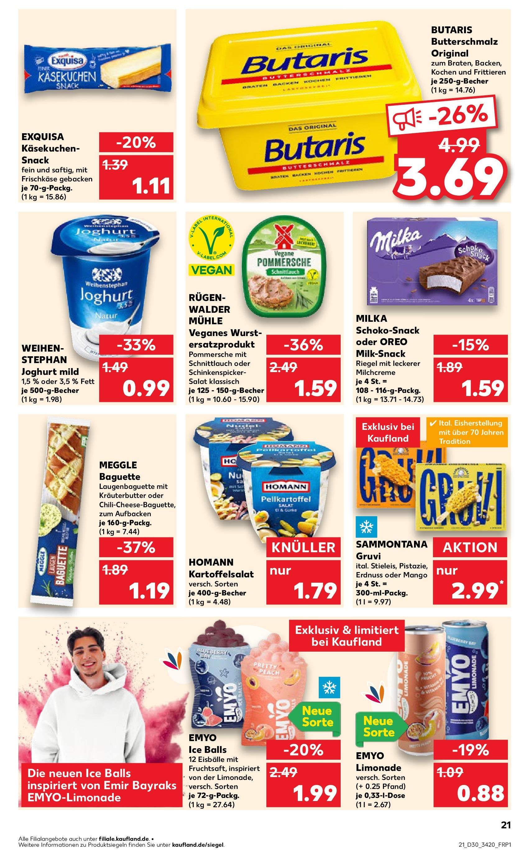 Prospekt Kaufland ab 24.07.2025 » Angebote und Werbung Online | Seite: 21 | Produkte: Butterschmalz, Milka, Mango, Wurst Prospekt Kaufland ab 24.07.2025 » Angebote Online zum Blättern | Seite: 21 | Produkte: Butterschmalz, Milka, Mango, Wurst