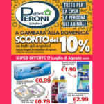 Supermercati Peroni Scont del 10% - al 06.08.2025