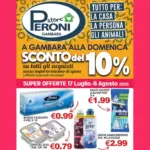 Supermercati Peroni Scont del 10% - al 06.08.2025