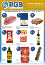 PGS Cash&Carry VOLANTINO VALIDO DAL 21 LUGLIO AL 3 AGOSTO 2025 - al 03.08.2025