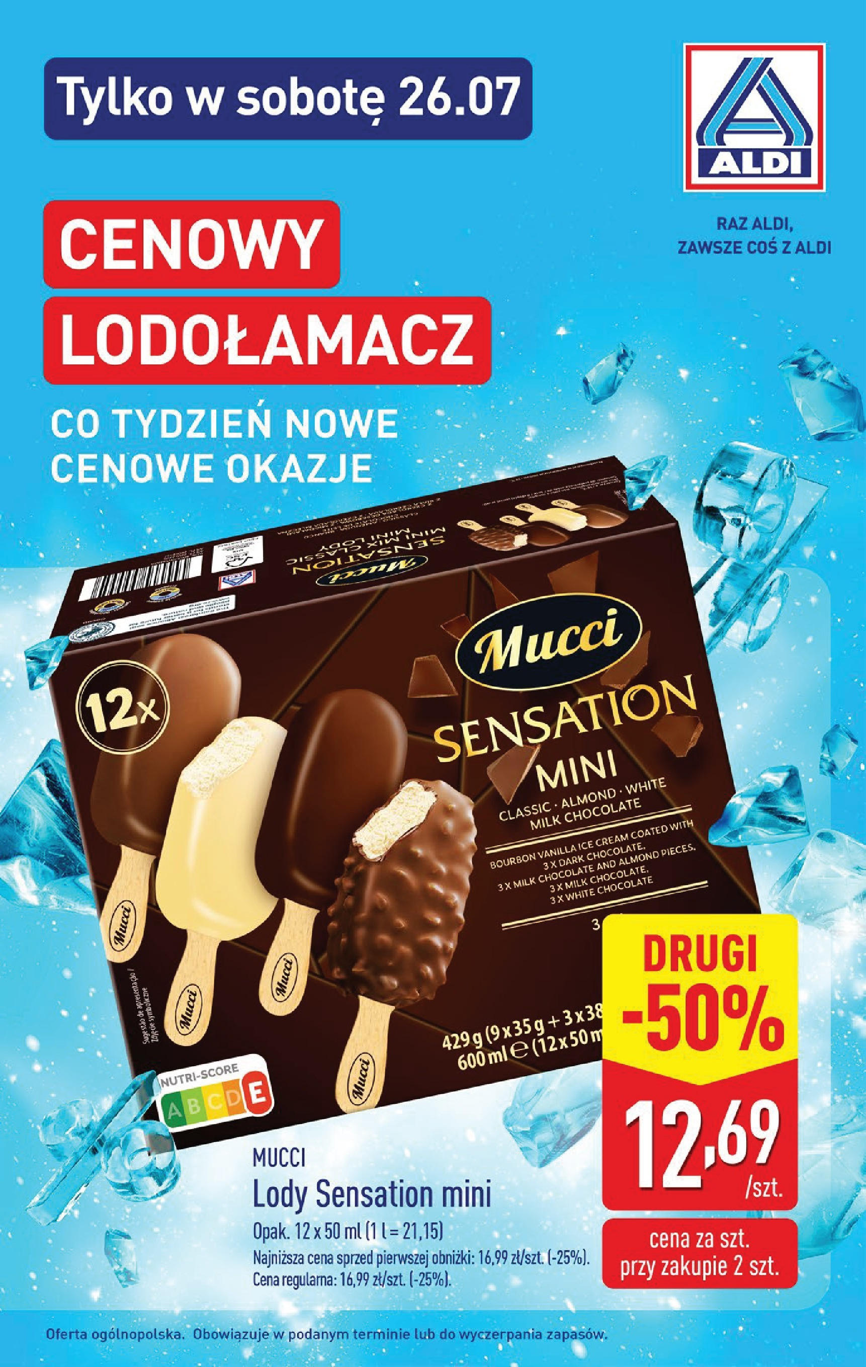 Aldi Gazetka od 21.07.2025 - Ulotka PDF, promocje | Strona: 33 | Produkty: Bourbon, Lody