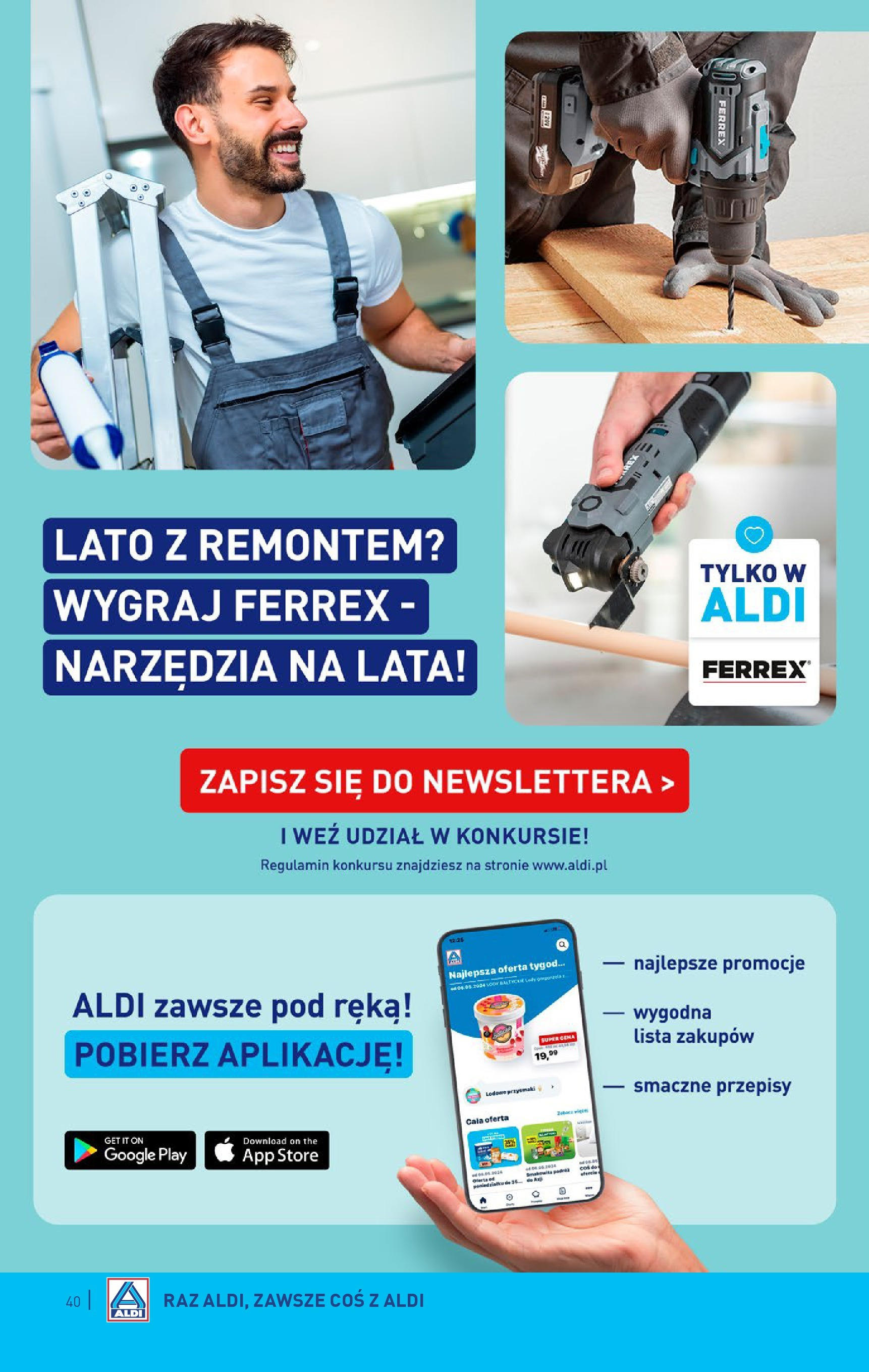 Aldi Gazetka od 21.07.2025 - Ulotka PDF, promocje | Strona: 40