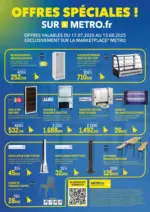 Metro Metro Offres Spéciales - Exclusivités Marketplace - au 13.08.2025