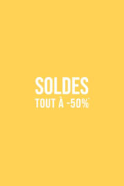 SOLDES jusqu'à -50 %