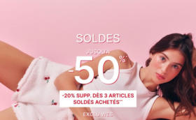 SOLDES jusqu'à -50 %