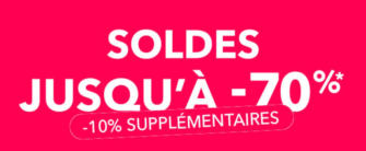 SOLDES jusqu'à -70 %