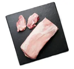 Свински гърди с кост от свежата витрина