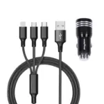 Kaufland хипермаркет GOODYEAR Комплект зарядно и кабели 3в 3в1 - до 22-03-26