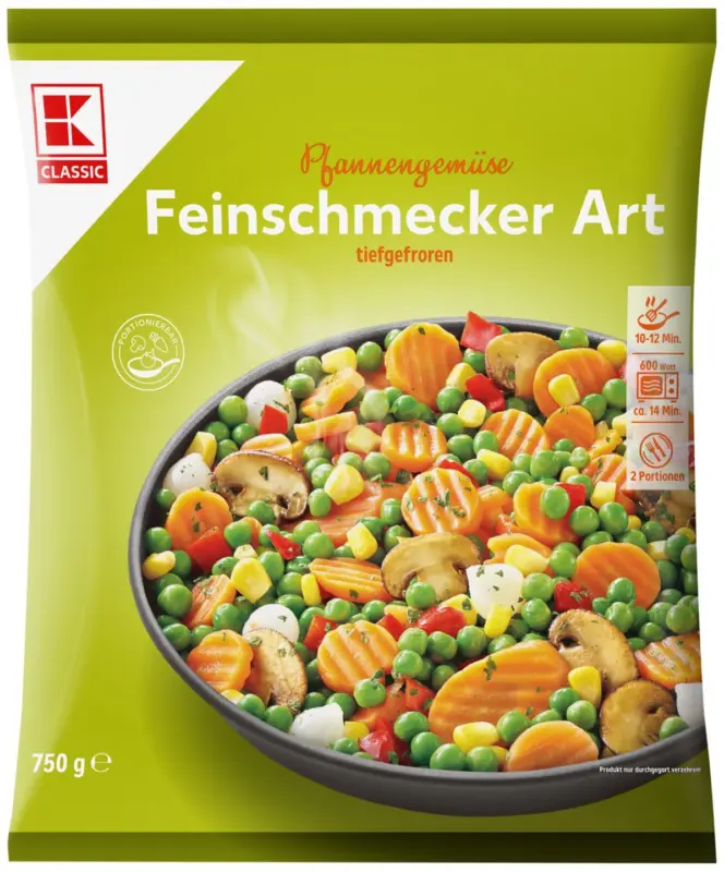 K-CLASSIC Зеленчуци за тиган замразени