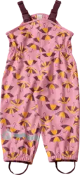 PUSBLU Regenhose mit Schirm-Muster, rosa, Gr. 98/104