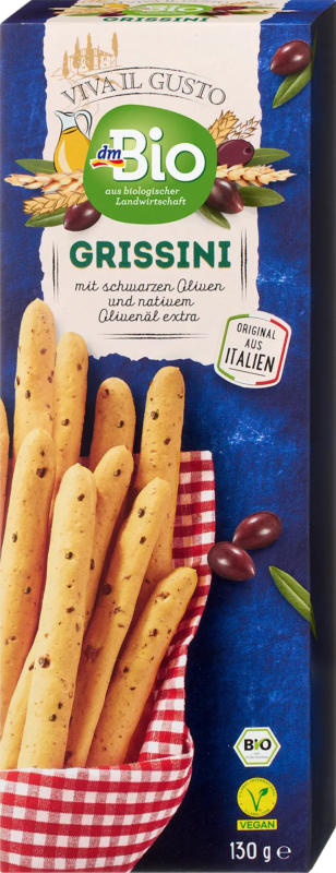 dmBio Grissini Olive & Olivenöl