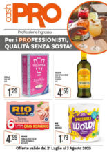 Offerte valide dal 21 Luglio al 3 Agosto 2025