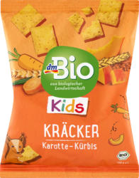 dmBio Kindersnack Kräcker Karotte-Kürbis ab 1 Jahr