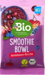 dmBio Smoothie Bowl, Heidelbeere-Kirsche