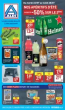 Aldi Nos apéritifs jusqu'à -50% sur le 2ème - au 28.07.2025
