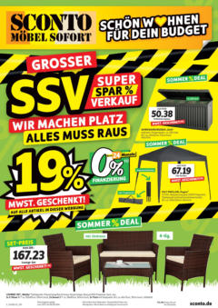 Sconto Prospekt Erfurt gültig ab dem 19.07.2025
